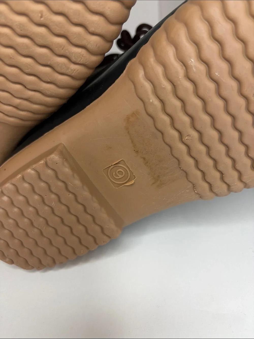 Lucky Brand Duck Boots - Brown/Black (Factory Misprint Flaw)